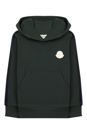 Детского комплект из худи и брюк MONCLER ENFANT синего цвета по цене 19300 руб., арт. E2-954-88138-05-809B3/4-6A | Фото 2 Детского комплект из худи и брюк MONCLER ENFANT синего цвета, арт. E2-954-88138-05-809B3/4-6A | Фото 2