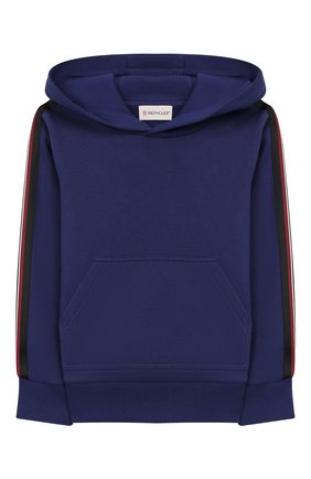 Детского комплект из худи и брюк MONCLER ENFANT синего цвета по цене 19300 руб., арт. E2-954-88138-05-809B3/4-6A | Фото 2 Детского комплект из худи и брюк MONCLER ENFANT синего цвета, арт. E2-954-88138-05-809B3/4-6A | Фото 2