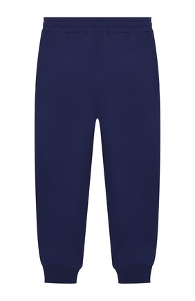 Детские хлопковые джоггеры MONCLER ENFANT синего цвета по цене 10900 руб., арт. E2-954-87087-50-809B3/4-6A | Фото 2 Детские хлопковые джоггеры MONCLER ENFANT синего цвета, арт. E2-954-87087-50-809B3/4-6A | Фото 2
