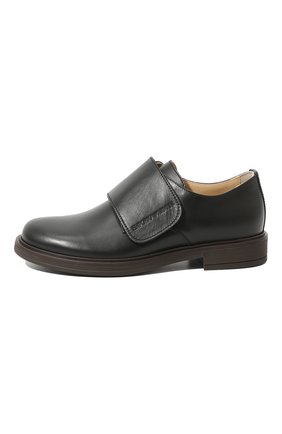 Детские кожаные дерби EMPORIO ARMANI черного цвета по цене 23900 руб., арт. XYL001/X0I06/28-34 | Фото 2 Детские кожаные дерби EMPORIO ARMANI черного цвета, арт. XYL001/X0I06/28-34 | Фото 2 (Статус проверки: Проверена категория; Мальчики Кросс-КТ: дерби; Кросс-КТ: велькро; Мальчики-школьная форма: Классическая обувь; Региональные ограничения белый список (Axapta Mercury): RU)