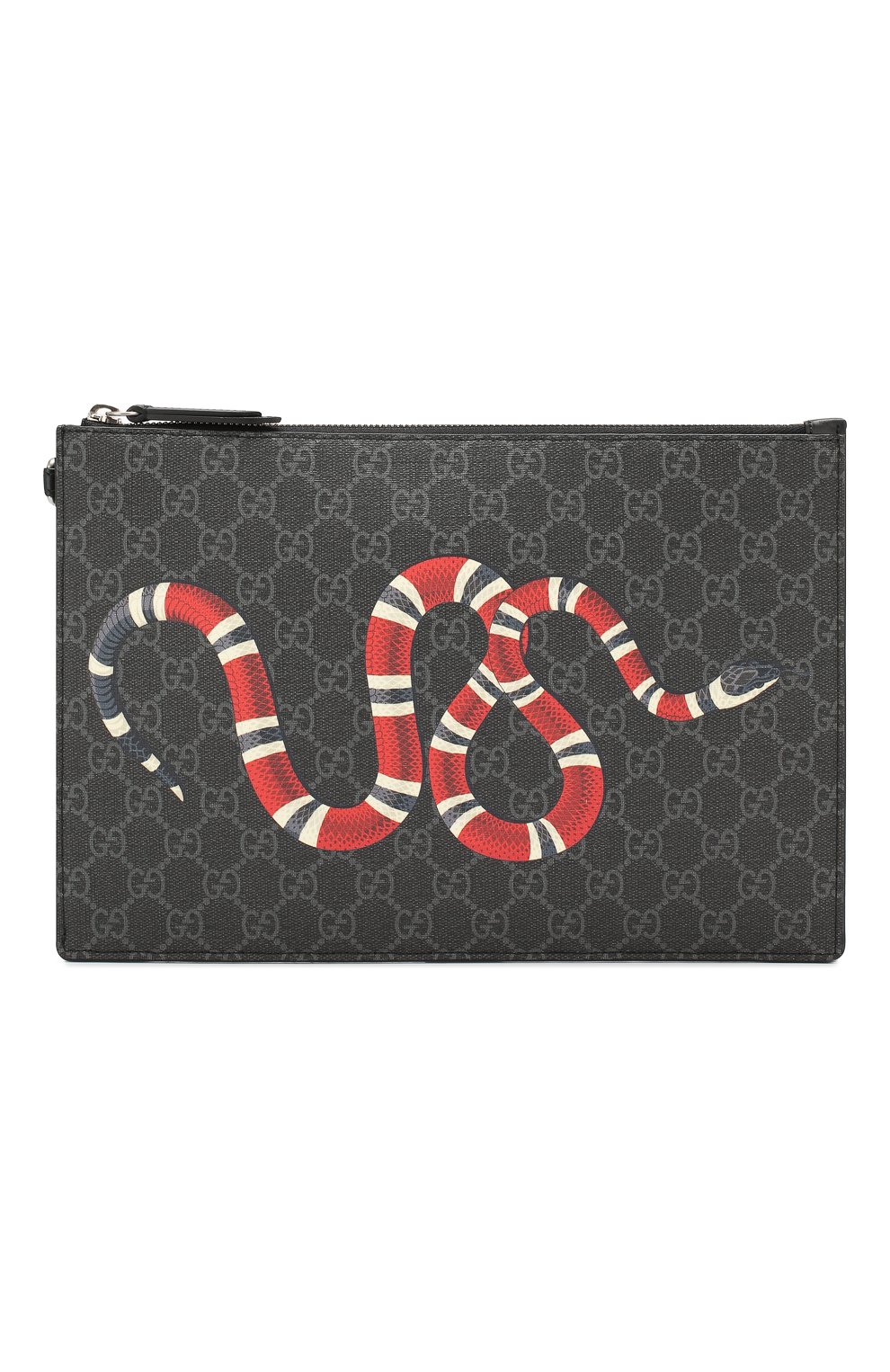 Мужская папка для документов gg GUCCI черного цвета, арт. 473904/GZN1N | Фото 1