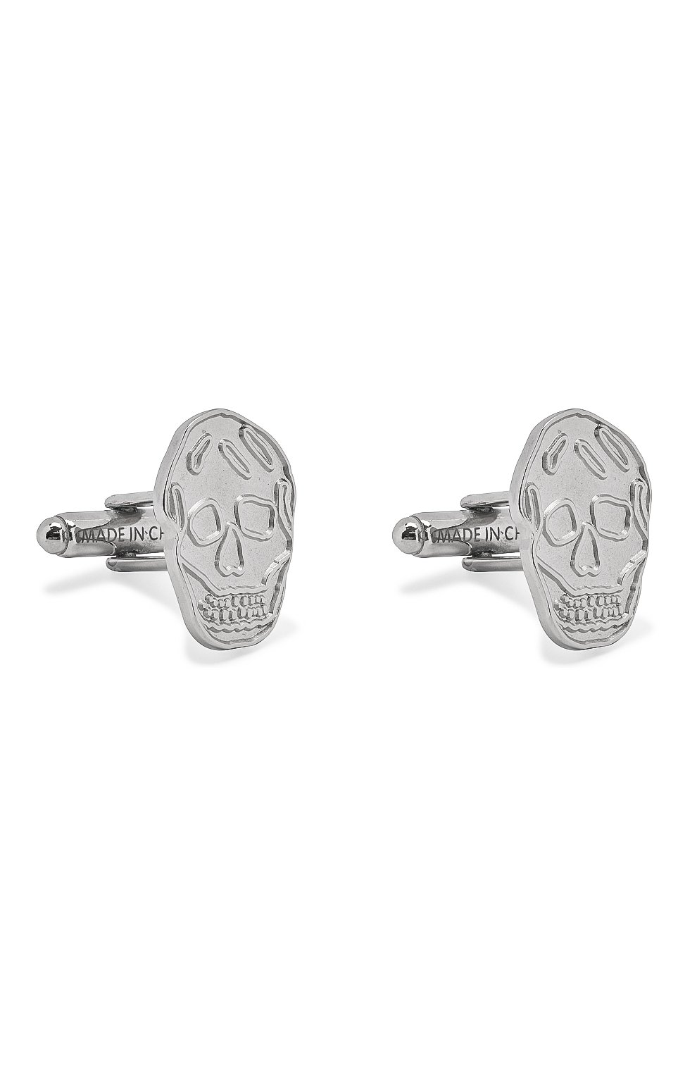 Мужские запонки ALEXANDER MCQUEEN серебряного цвета, арт. 554708/J160R | Фото 1 (Стили: Гранж; Материал: Металл; Статус проверки: Проверена категория)