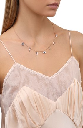 Женское колье symbolic SWAROVSKI золотого цвета по цене 9980 руб., арт. 5497664 | Фото 2 Женское колье symbolic SWAROVSKI золотого цвета, арт. 5497664 | Фото 2