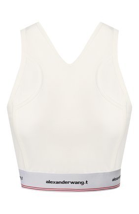 Женская хлопковый топ ALEXANDERWANG.T белого цвета по цене 18350 руб., арт. 4CC2198001 | Фото 1 Женская хлопковый топ ALEXANDERWANG.T белого цвета, арт. 4CC2198001 | Фото 1