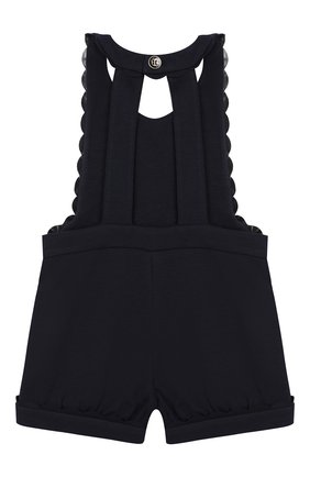 Детский комбинезон CHLOÉ синего цвета по цене 19950 руб., арт. C04149 | Фото 2 Детский комбинезон CHLOÉ синего цвета, арт. C04149 | Фото 2 (Рукава: Короткие; Материал внешний: Синтетический материал, Хлопок; Статус проверки: Проверена категория)