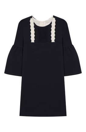 Детское платье CHLOÉ синего цвета по цене 15300 руб., арт. C12745 | Фото 1 Детское платье CHLOÉ синего цвета, арт. C12745 | Фото 1
