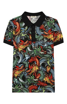 Детское хлопковое поло KENZO разноцветного цвета по цене 8000 руб., арт. KP11508 | Фото 1 Детское хлопковое поло KENZO разноцветного цвета, арт. KP11508 | Фото 1