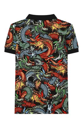 Детское хлопковое поло KENZO разноцветного цвета по цене 8000 руб., арт. KP11508 | Фото 2 Детское хлопковое поло KENZO разноцветного цвета, арт. KP11508 | Фото 2