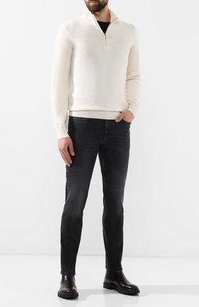 Мужские джинсы Z ZEGNA серого цвета по цене 24650 руб., арт. VT736/ZZ563 | Фото 2 Мужские джинсы Z ZEGNA серого цвета, арт. VT736/ZZ563 | Фото 2
