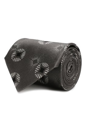 Мужской шелковый галстук GIORGIO ARMANI серого цвета по цене 15850 руб., арт. 360054/9A800 | Фото 1 Мужской шелковый галстук GIORGIO ARMANI серого цвета, арт. 360054/9A800 | Фото 1