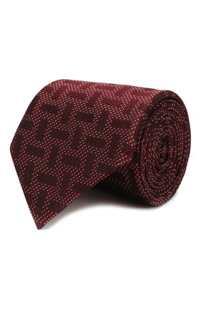 Мужской шелковый галстук GIORGIO ARMANI красного цвета, арт. 360054/9A940 | Фото 1 (Статус проверки: Проверена категория; Материал: Текстиль, Шелк; Принт: С принтом)