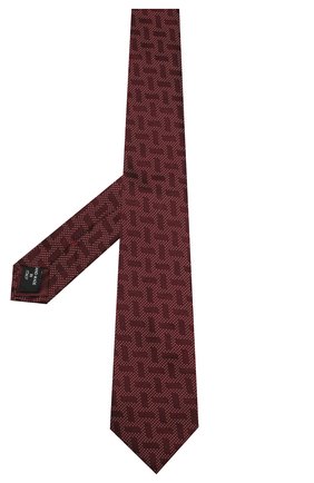 Мужской шелковый галстук GIORGIO ARMANI красного цвета, арт. 360054/9A940 | Фото 2 (Статус проверки: Проверена категория; Материал: Текстиль, Шелк; Принт: С принтом)