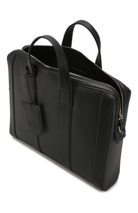 Мужской кожаный портфель BOTTEGA VENETA черного цвета по цене 160000 руб., арт. 573484/VMAW1 | Фото 4 Мужской кожаный портфель BOTTEGA VENETA черного цвета, арт. 573484/VMAW1 | Фото 4