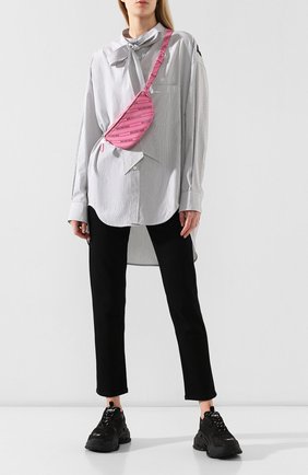 Женская поясная сумка souvenir xxs BALENCIAGA розового цвета по цене 93900 руб., арт. 565510/0HIT3 | Фото 2 Женская поясная сумка souvenir xxs BALENCIAGA розового цвета, арт. 565510/0HIT3 | Фото 2