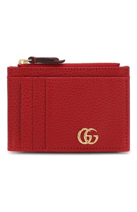 Женский кожаный футляр для кредитных карт GUCCI красного цвета по цене 25800 руб., арт. 574804/CA00G | Фото 1 Женский кожаный футляр для кредитных карт GUCCI красного цвета, арт. 574804/CA00G | Фото 1