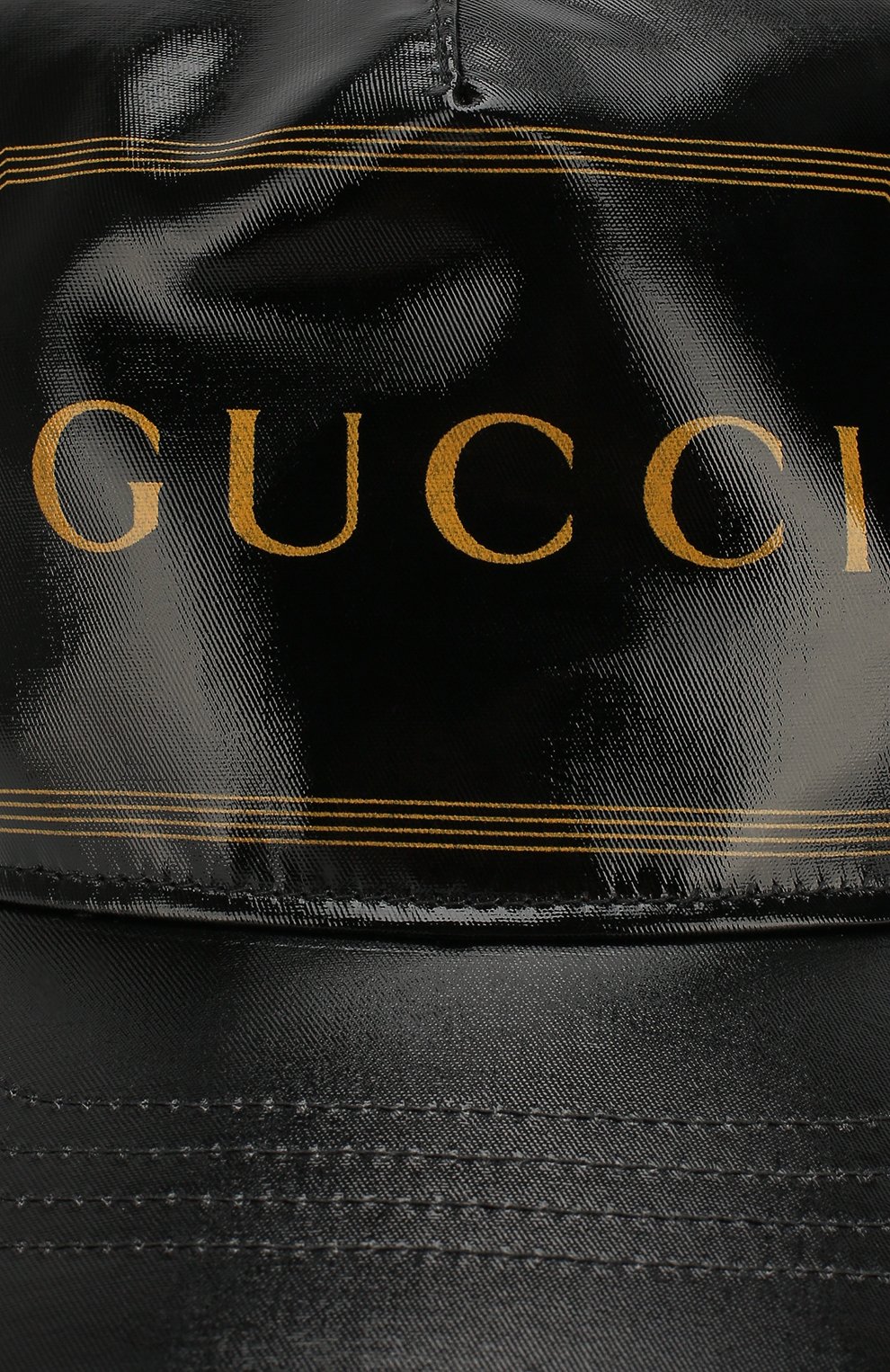 Мужской хлопковая бейсболка GUCCI черного цвета по цене 24100 руб., арт. 426887/4HG80 | Фото 3 Мужской хлопковая бейсболка GUCCI черного цвета, арт. 426887/4HG80 | Фото 3