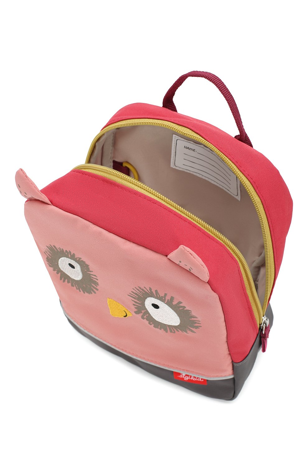 Детская рюкзак сова SIGIKID розового цвета, арт. 24972 | Фото 3 (Статус проверки: Проверено, Проверена категория; Материал: Текстиль)