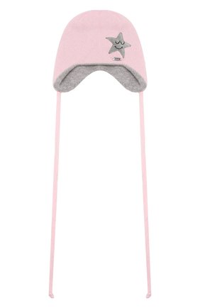 Детского шерстяная шапка IL TRENINO розового цвета, арт. 19 6340/FR | Фото 1 (Статус проверки: Проверена категория, Проверено; Материал: Шерсть, Текстиль)