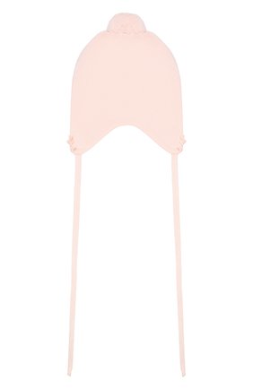 Детского шерстяная шапка IL TRENINO розового цвета, арт. 19 5756/E0 | Фото 2 (Материал: Шерсть, Текстиль; Статус проверки: Проверено, Проверена категория)