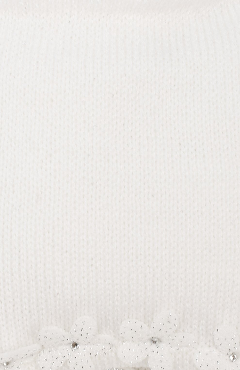 Детского шерстяная шапка IL TRENINO белого цвета, арт. 19 5756/E0 | Фото 3 (Материал: Текстиль, Шерсть; Статус проверки: Проверено, Проверена категория)