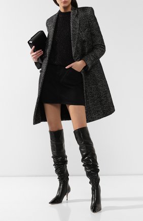 Женские кожаные ботфорты GIANVITO ROSSI черного цвета по цене 119000 руб., арт. G80505.70RIC.VALNENE | Фото 2 Женские кожаные ботфорты GIANVITO ROSSI черного цвета, арт. G80505.70RIC.VALNENE | Фото 2
