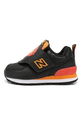 Детские кроссовки 574 NEW BALANCE черного цвета по цене 4530 руб., арт. IV574ZOL/M | Фото 2 Детские кроссовки 574 NEW BALANCE черного цвета, арт. IV574ZOL/M | Фото 2