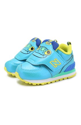 Детские кроссовки 574 NEW BALANCE синего цвета по цене 5000 руб., арт. IV574ZOF/M | Фото 1 Детские кроссовки 574 NEW BALANCE синего цвета, арт. IV574ZOF/M | Фото 1