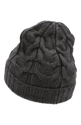 Детского шерстяная шапка MONCLER ENFANT серого цвета по цене 7200 руб., арт. E2-954-00110-05-04S02 | Фото 2 Детского шерстяная шапка MONCLER ENFANT серого цвета, арт. E2-954-00110-05-04S02 | Фото 2