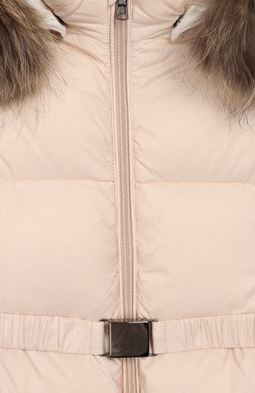 Детский пуховый комбинезон MONCLER ENFANT светло-розового цвета по цене 48400 руб., арт. E2-951-14355-25-53079/18M-3A | Фото 3 Детский пуховый комбинезон MONCLER ENFANT светло-розового цвета, арт. E2-951-14355-25-53079/18M-3A | Фото 3
