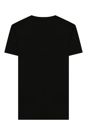 Детская хлопковая футболка EMPORIO ARMANI темно-синего цвета по цене 3870 руб., арт. 6G4TA7/1J00Z | Фото 2 Детская хлопковая футболка EMPORIO ARMANI темно-синего цвета, арт. 6G4TA7/1J00Z | Фото 2