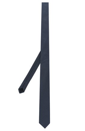 Детский шелковый галстук DAL LAGO синего цвета, арт. N300/7328/II | Фото 2 (Статус проверки: Проверено, Проверена категория; Материал: Текстиль, Шелк; Кросс-КТ: Школьные аксессуары; Региональные ограничения белый список (Axapta Mercury): RU)