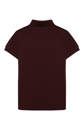 Детское хлопковое поло EMPORIO ARMANI бордового цвета по цене 7275 руб., арт. 6G4F96/4JGSZ | Фото 2 Детское хлопковое поло EMPORIO ARMANI бордового цвета, арт. 6G4F96/4JGSZ | Фото 2