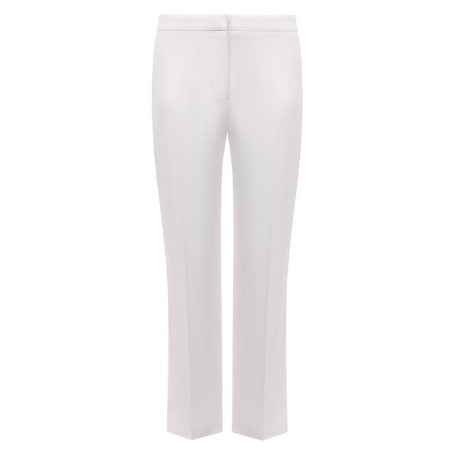 Укороченные брюки Alexander McQueen белого цвета