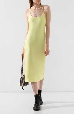 Женское платье ALEXANDERWANG.T желтого цвета по цене 27750 руб., арт. 4WC2196005 | Фото 2 Женское платье ALEXANDERWANG.T желтого цвета, арт. 4WC2196005 | Фото 2