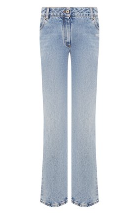 Женские джинсы OFF-WHITE голубого цвета по цене 42500 руб., арт. 0WYA004E197730778700 | Фото 1 Женские джинсы OFF-WHITE голубого цвета, арт. 0WYA004E197730778700 | Фото 1