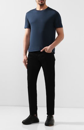 Мужские кожаные кроссовки BOTTEGA VENETA черного цвета по цене 53750 руб., арт. 565646/VT040 | Фото 2 Мужские кожаные кроссовки BOTTEGA VENETA черного цвета, арт. 565646/VT040 | Фото 2