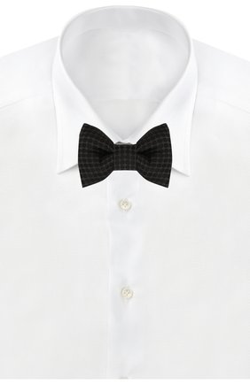 Мужской шелковый галстук-бабочка TOM FORD черного цвета, арт. 6TF36/4CH | Фото 2 (Материал: Шелк, Текстиль)
