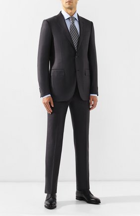 Мужская хлопковая сорочка ERMENEGILDO ZEGNA голубого цвета по цене 34400 руб., арт. 601504/9MS0BR | Фото 2 Мужская хлопковая сорочка ERMENEGILDO ZEGNA голубого цвета, арт. 601504/9MS0BR | Фото 2