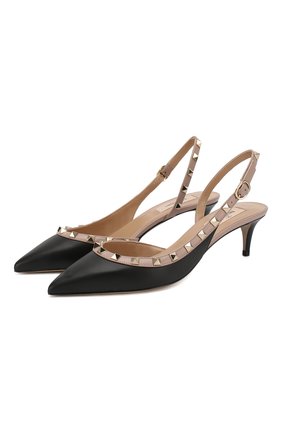 Женская кожаные туфли valentino garavani rockstud VALENTINO черного цвета по цене 47300 руб., арт. SW2S0H14/V0D | Фото 1 Женская кожаные туфли valentino garavani rockstud VALENTINO черного цвета, арт. SW2S0H14/V0D | Фото 1