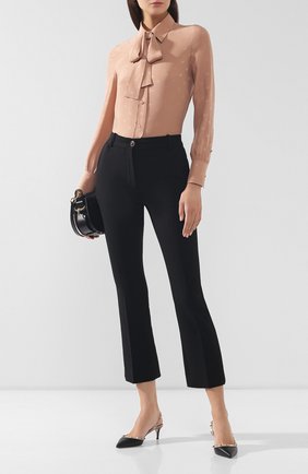 Женская кожаные туфли valentino garavani rockstud VALENTINO черного цвета по цене 47300 руб., арт. SW2S0H14/V0D | Фото 2 Женская кожаные туфли valentino garavani rockstud VALENTINO черного цвета, арт. SW2S0H14/V0D | Фото 2