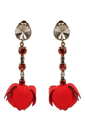 Женские серьги-клипсы MARNI красного цвета по цене 26700 руб., арт. 0RMV0107A0/T2000 | Фото 1 Женские серьги-клипсы MARNI красного цвета, арт. 0RMV0107A0/T2000 | Фото 1