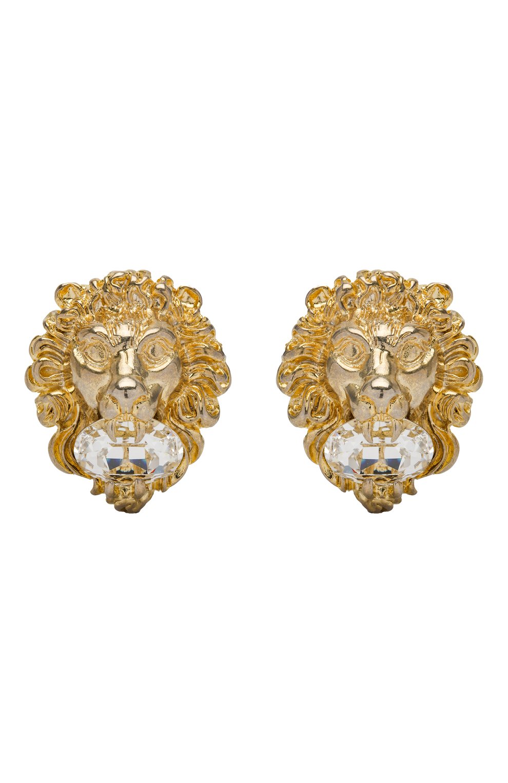 Женские серьги-клипсы GUCCI золотого цвета, арт. 582464/J1D50 | Фото 1