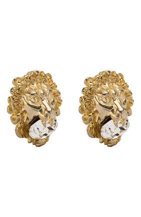 Женские серьги-клипсы GUCCI золотого цвета по цене 45600 руб., арт. 582464/J1D50 | Фото 3 Женские серьги-клипсы GUCCI золотого цвета, арт. 582464/J1D50 | Фото 3