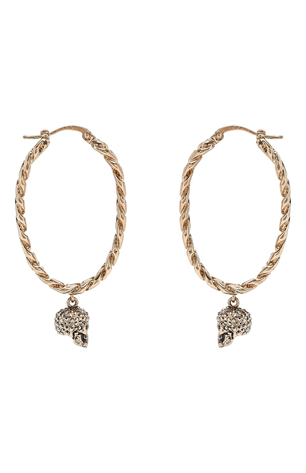 Женские серьги ALEXANDER MCQUEEN золотого цвета по цене 30800 руб., арт. 583028/J160Z | Фото 3 Женские серьги ALEXANDER MCQUEEN золотого цвета, арт. 583028/J160Z | Фото 3