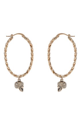 Женские серьги ALEXANDER MCQUEEN золотого цвета по цене 30800 руб., арт. 583028/J160Z | Фото 3 Женские серьги ALEXANDER MCQUEEN золотого цвета, арт. 583028/J160Z | Фото 3