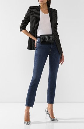 Женская поясная сумка monogram kate SAINT LAURENT черного цвета по цене 71800 руб., арт. 534395/DND0E | Фото 2 Женская поясная сумка monogram kate SAINT LAURENT черного цвета, арт. 534395/DND0E | Фото 2