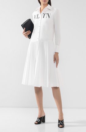 Женские кожаные мюли valentino garavani vltn VALENTINO черного цвета по цене 49600 руб., арт. SW2S0P73/DGQ | Фото 2 Женские кожаные мюли valentino garavani vltn VALENTINO черного цвета, арт. SW2S0P73/DGQ | Фото 2