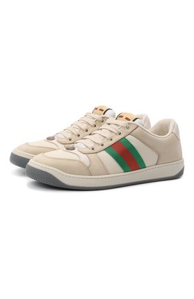 Женские комбинированные кеды screener GUCCI разноцветного цвета по цене 59700 руб., арт. 577684/9PYQ0 | Фото 1 Женские комбинированные кеды screener GUCCI разноцветного цвета, арт. 577684/9PYQ0 | Фото 1