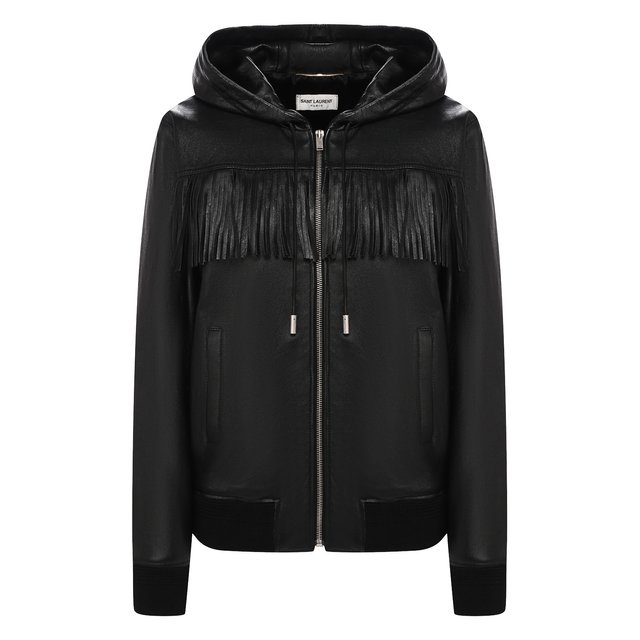 Кожаная куртка Yves Saint Laurent 10359357