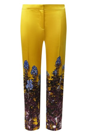 Женские брюки из смеси хлопка и вискозы DRIES VAN NOTEN желтого цвета по цене 55500 руб., арт. 192-30952-8401 | Фото 1 Женские брюки из смеси хлопка и вискозы DRIES VAN NOTEN желтого цвета, арт. 192-30952-8401 | Фото 1